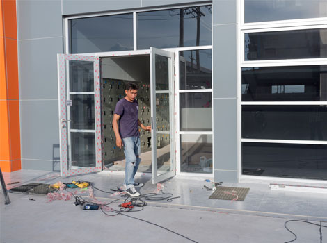 door installation